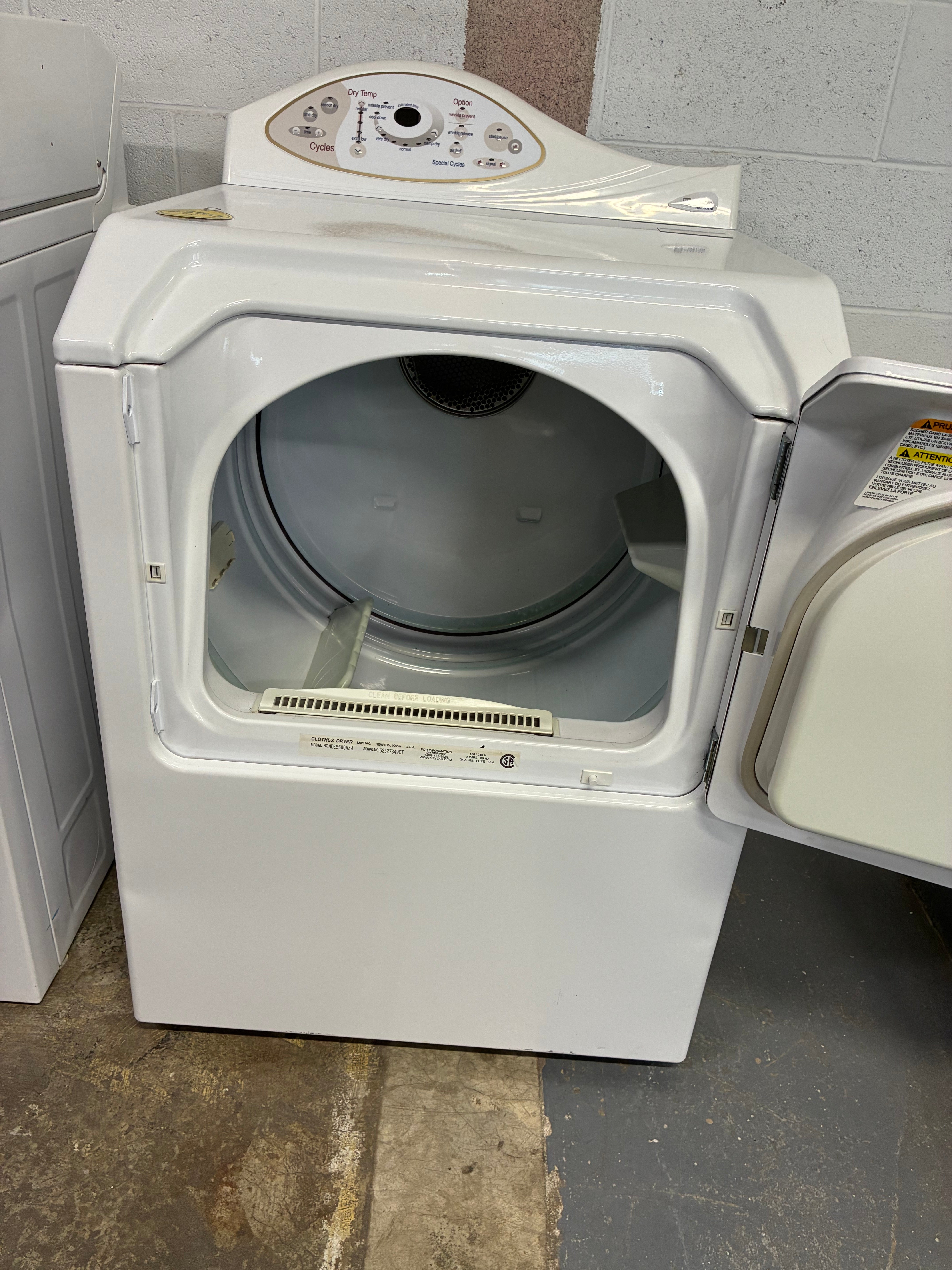 Maytag Neptune Top Load Dryer
