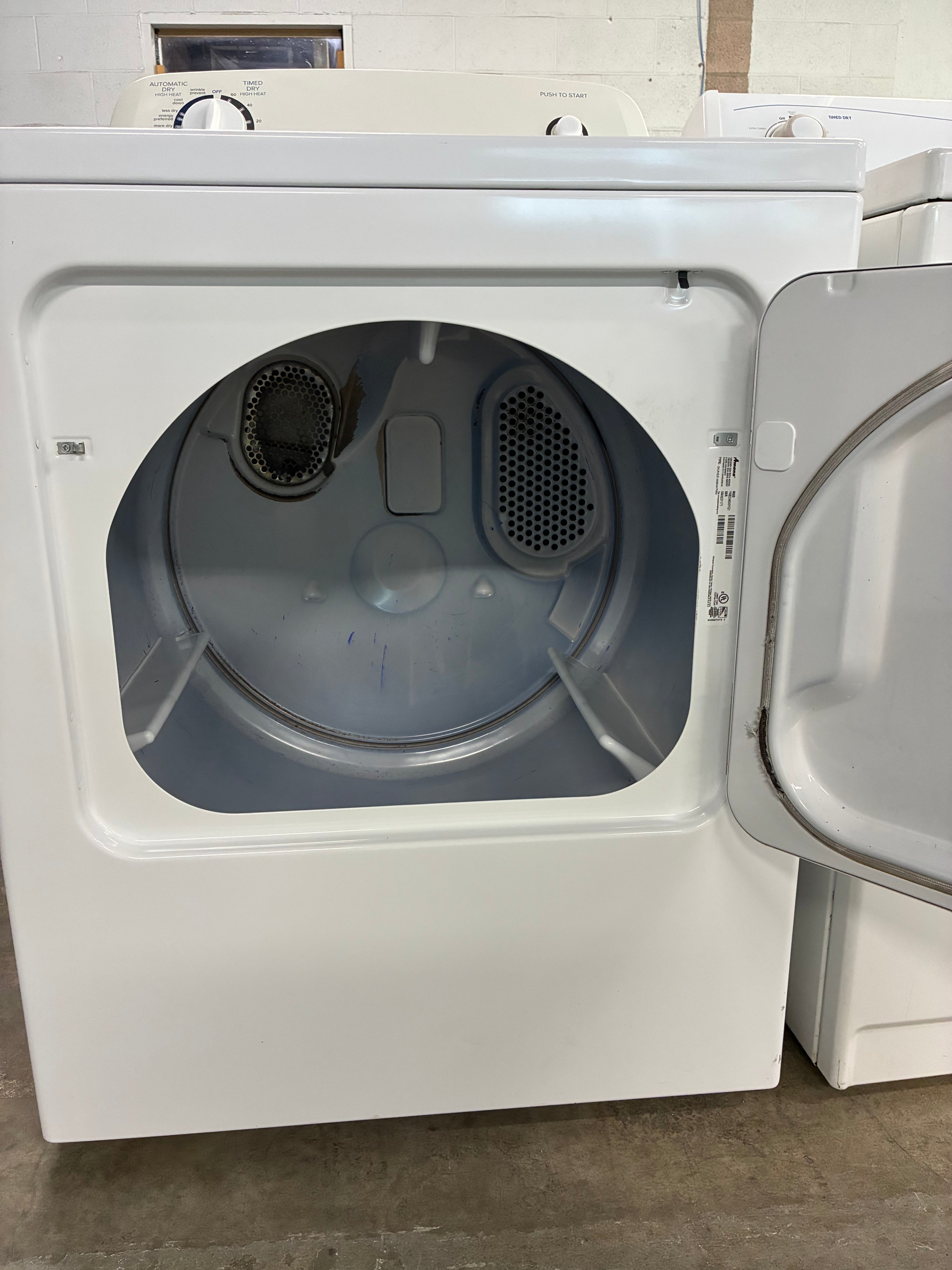 Amana Top Load Dryer