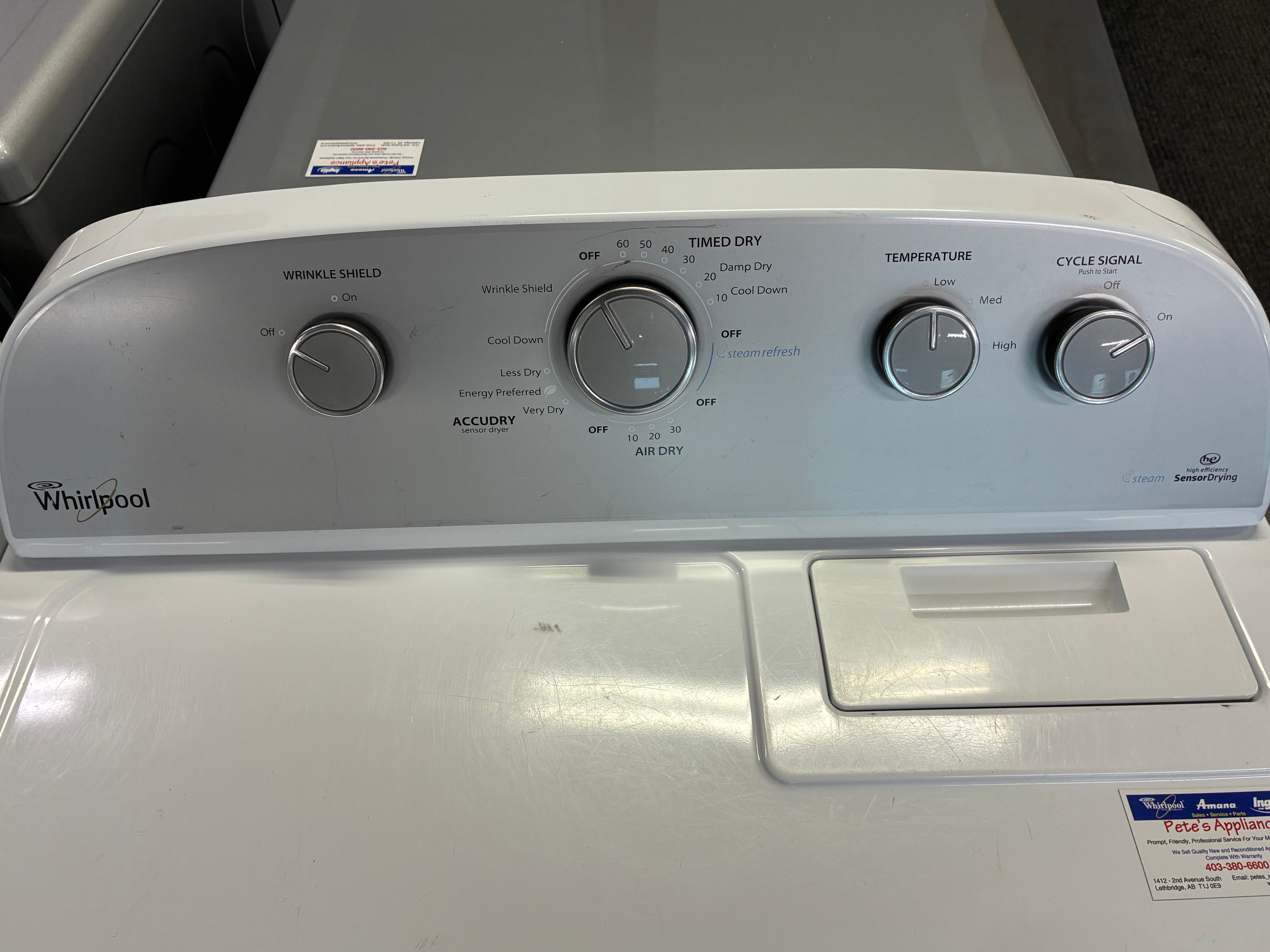 Whirlpool Top Load Dryer