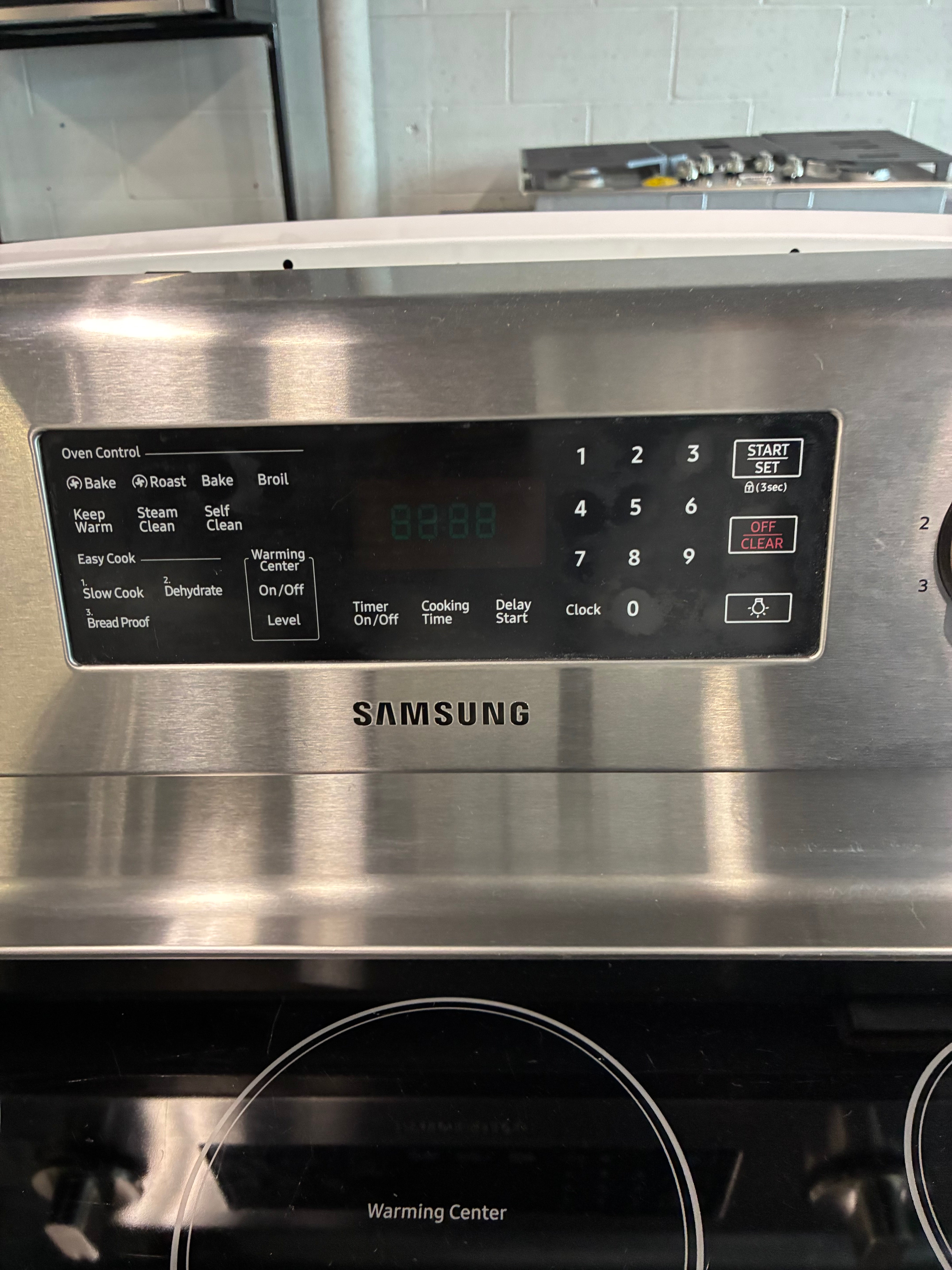 Samsung Range Convection Oven Flat Surface Glass Top