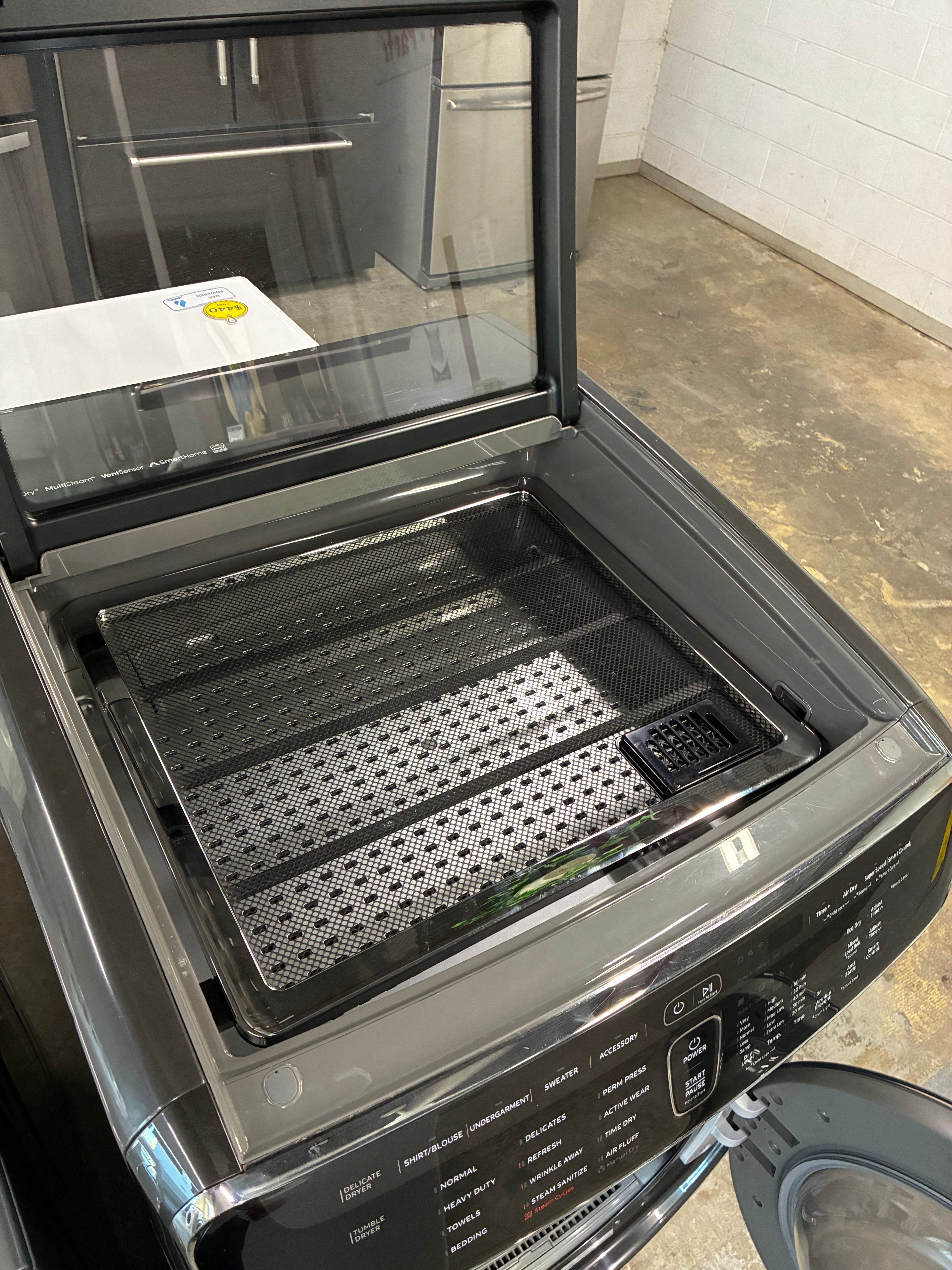 Samsung Front Load Dryer With Steam Large Capacity with Upper Delicate Dryer