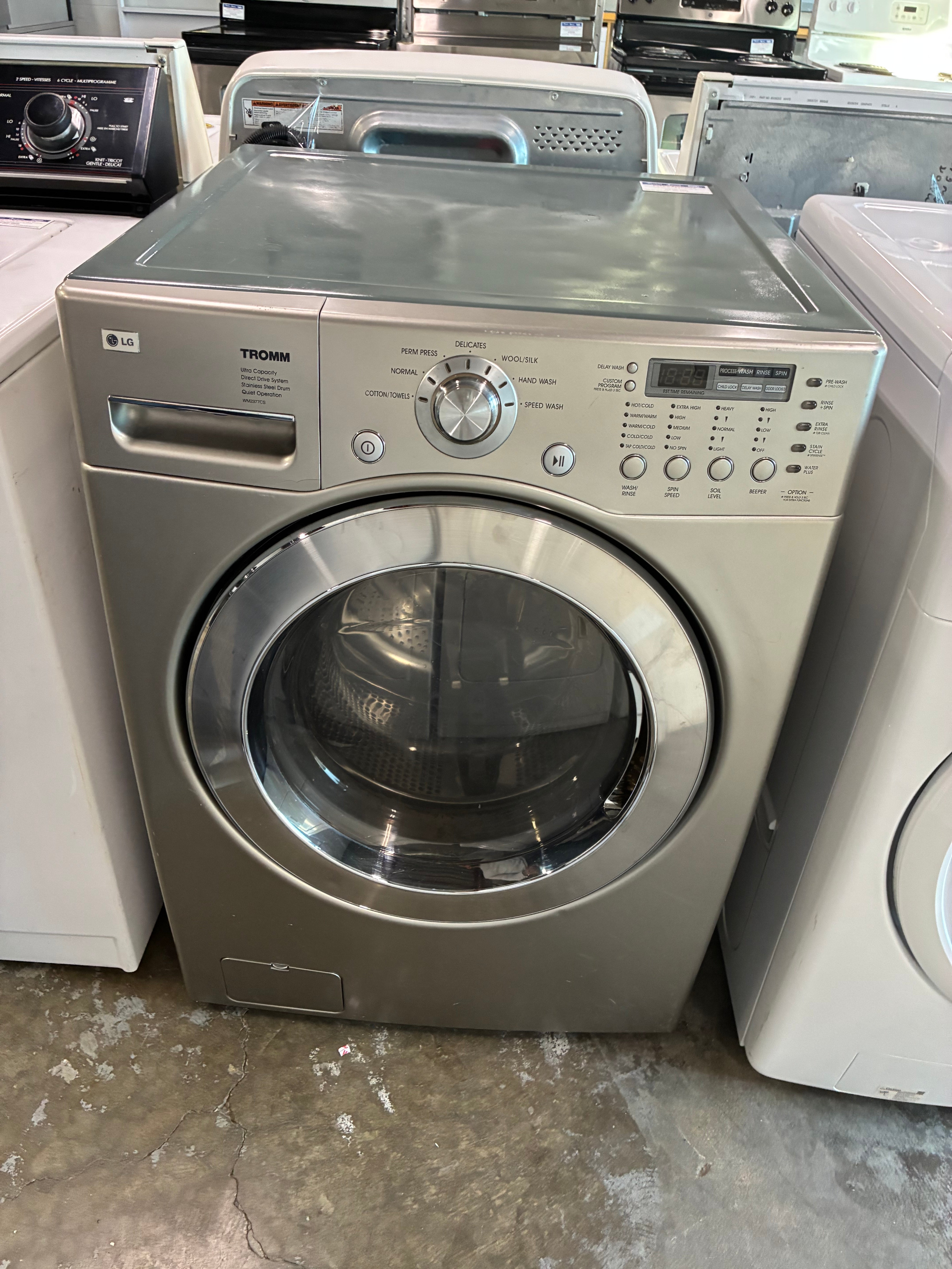 LG Front Load Washer Direct Drive System Large Capacity