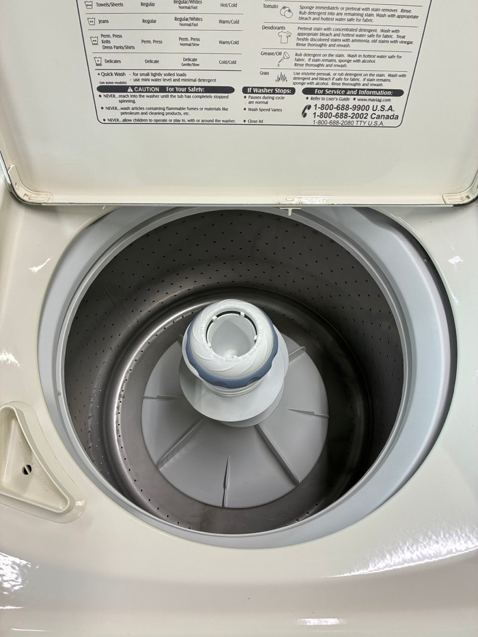 Maytag Atlantis Washing Machine Top Load with Agitator