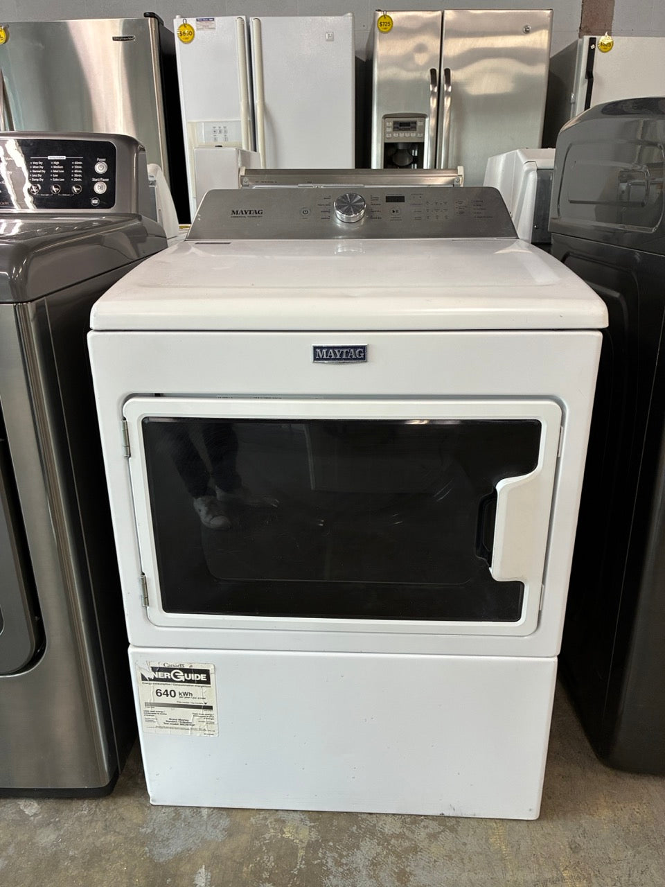 Maytag Dryer Top Load with Glass Door