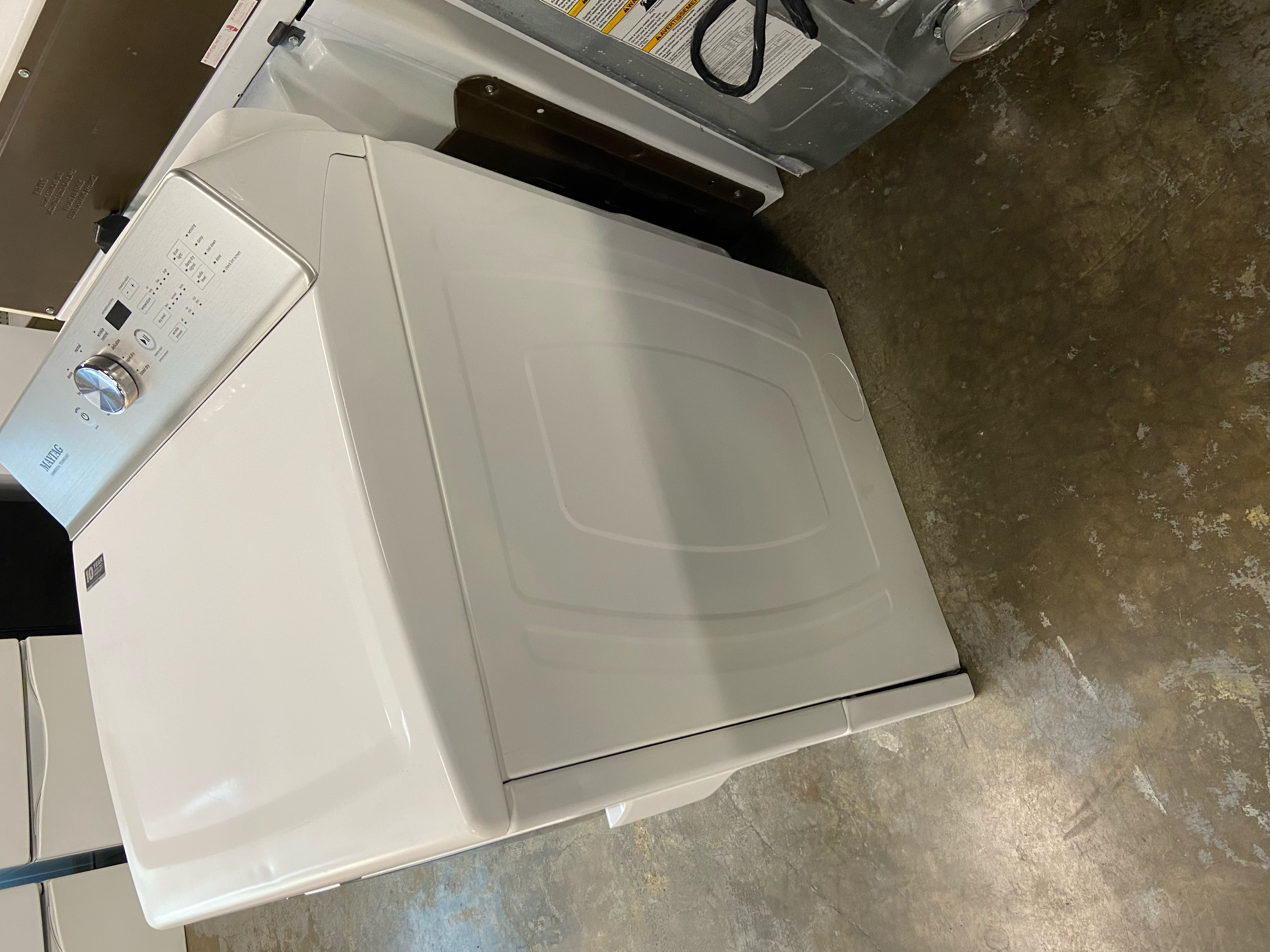 Maytag Dryer Top Load with Glass Door
