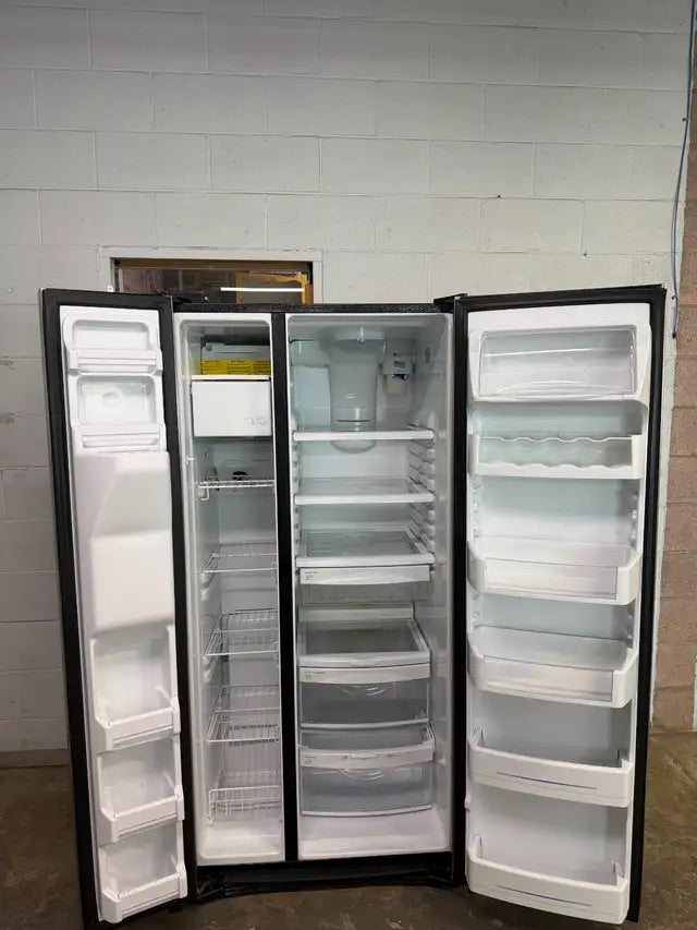 GE Refrigerator Side by Side with ice maker and water dispenser