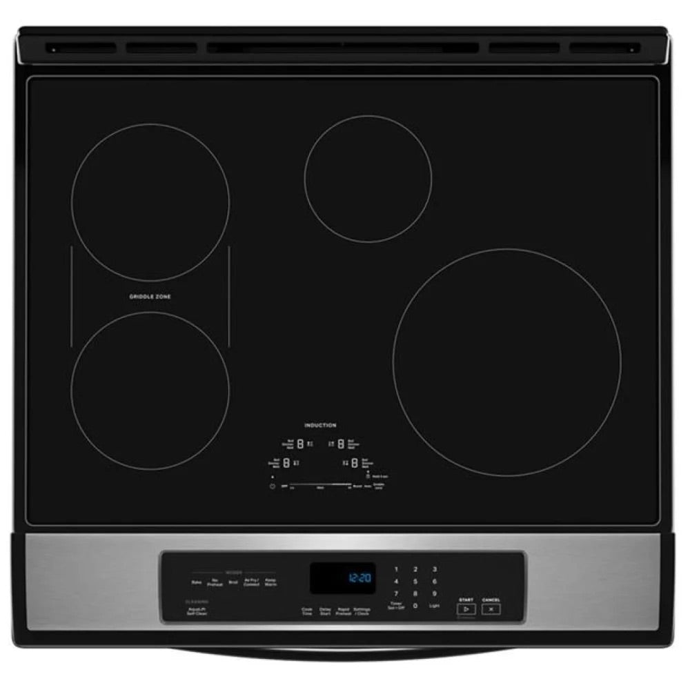 Whirlpool Range Induction with No Preheat Air Fry